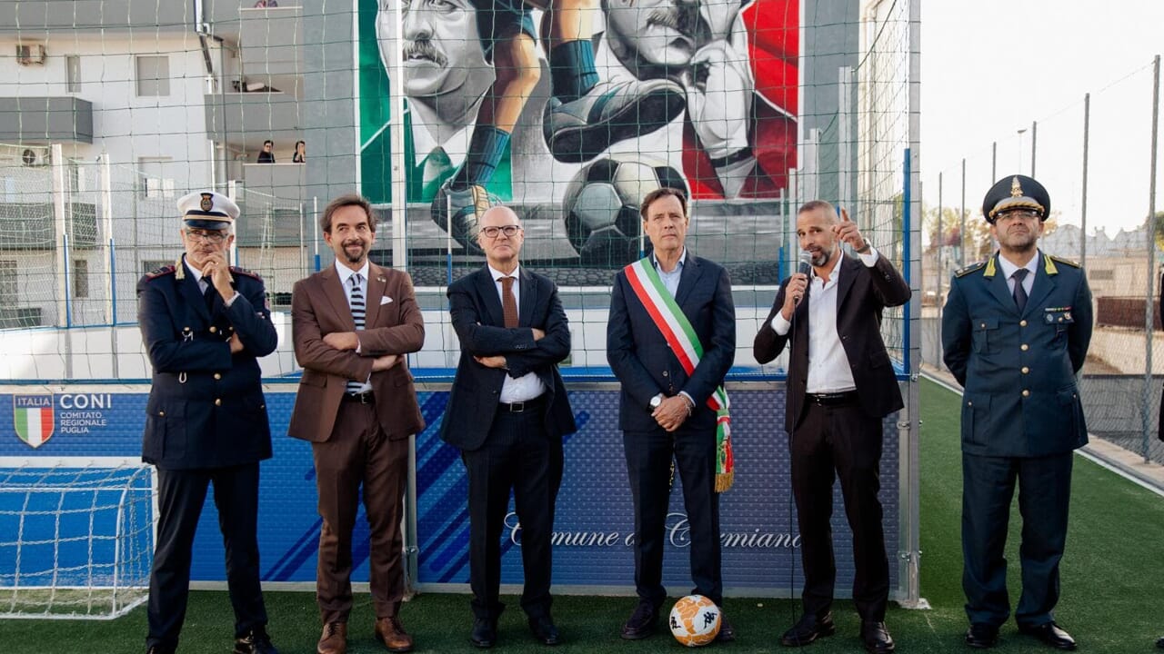 Street soccer sotto lo “sguardo” di Falcone e Borsellino